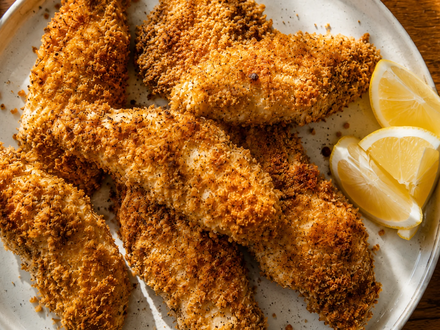 Air Fryer Chicken Tenders aerial view