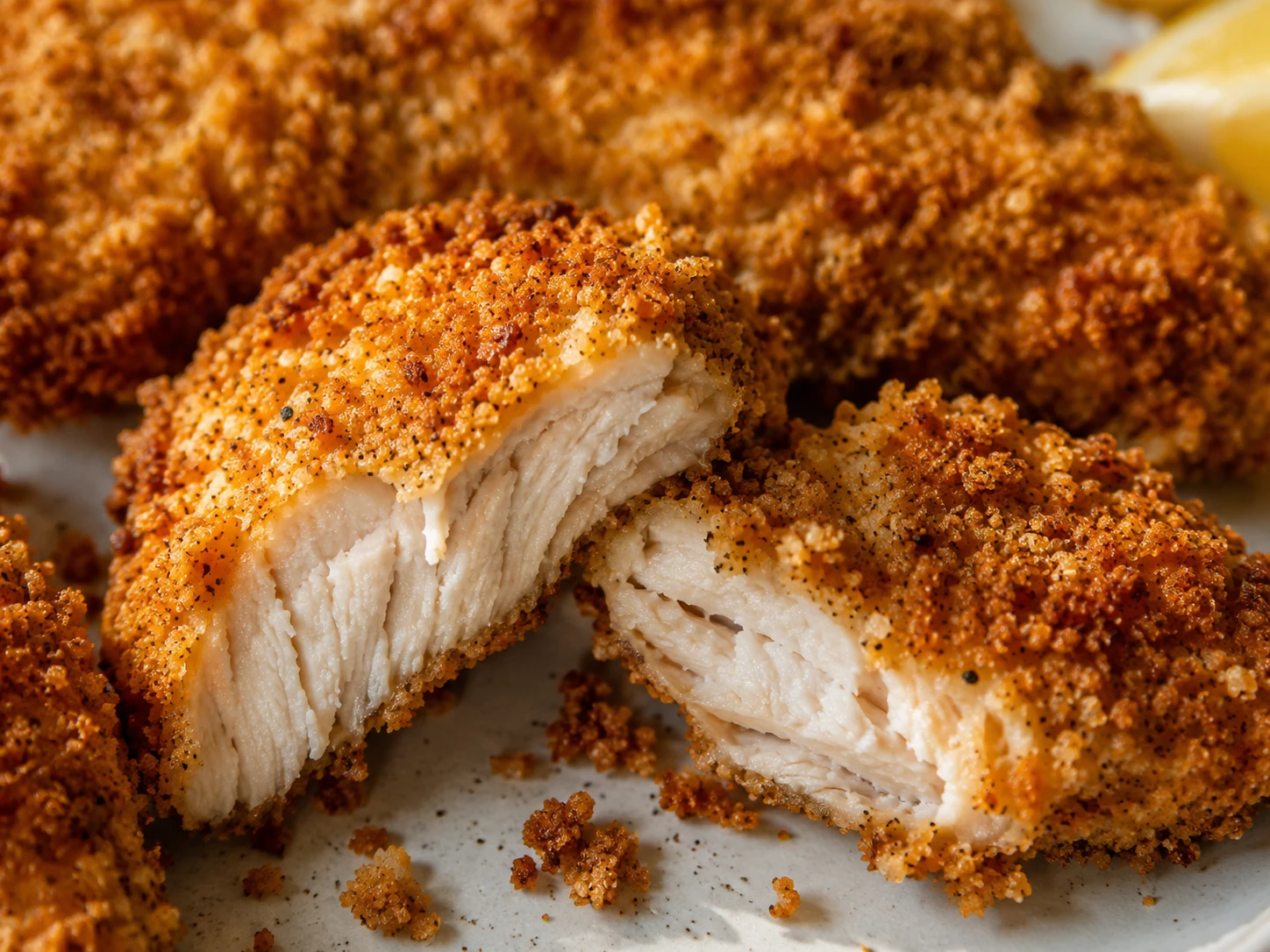 Air Fryer Chicken Tenders close up