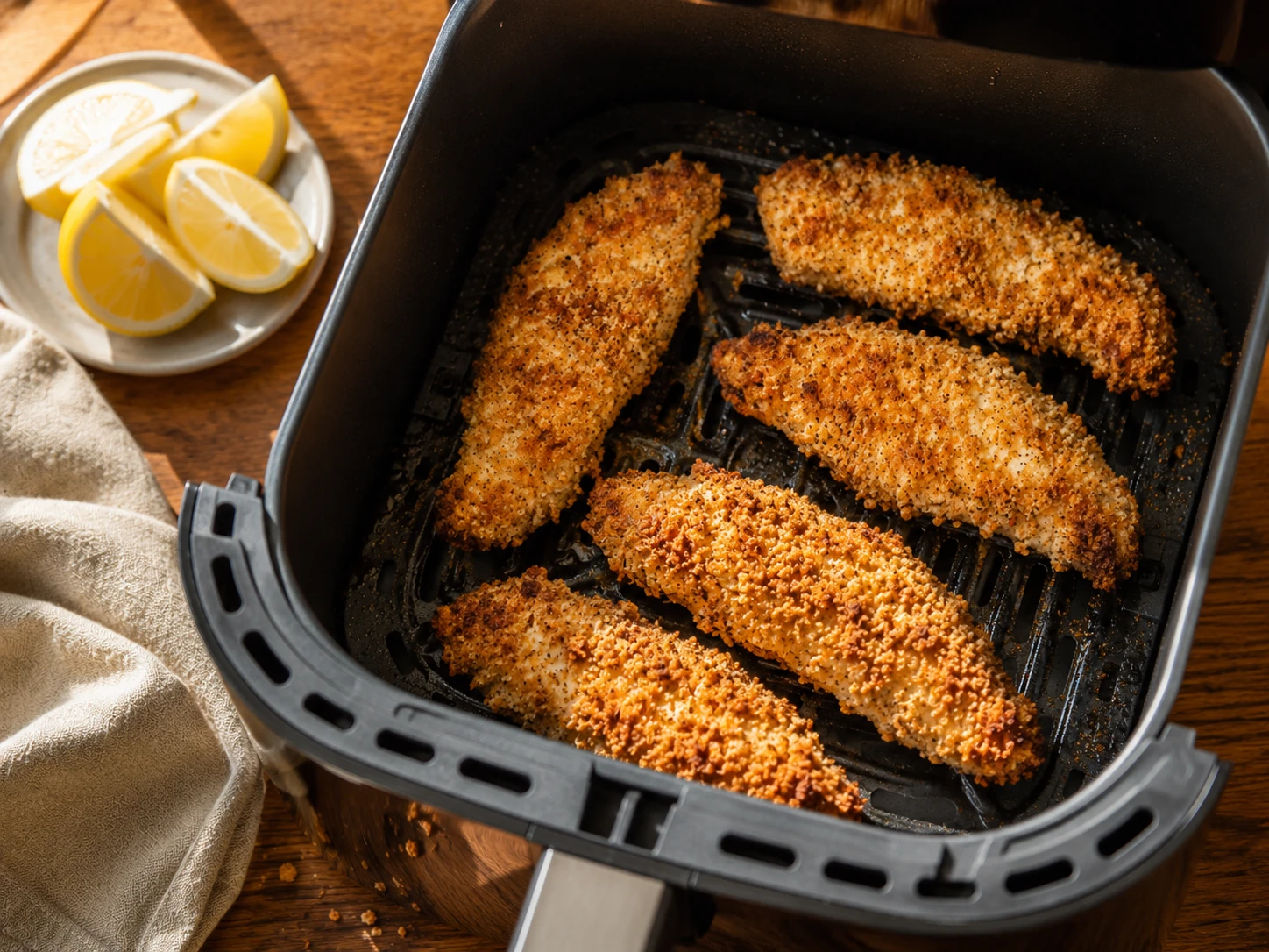 Air Fryer Chicken Tenders preparation