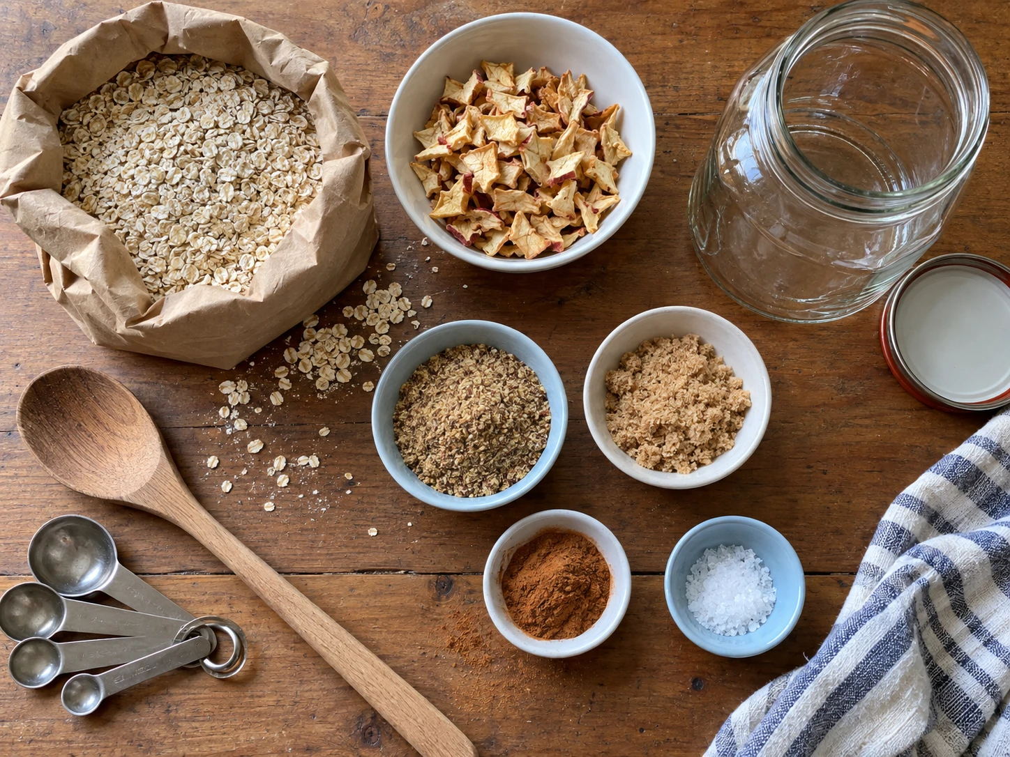 Apple Cinnamon Instant Oatmeal Mix preparation