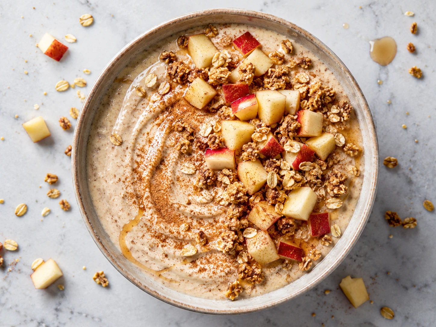 Apple Cinnamon Oat Smoothie Bowl