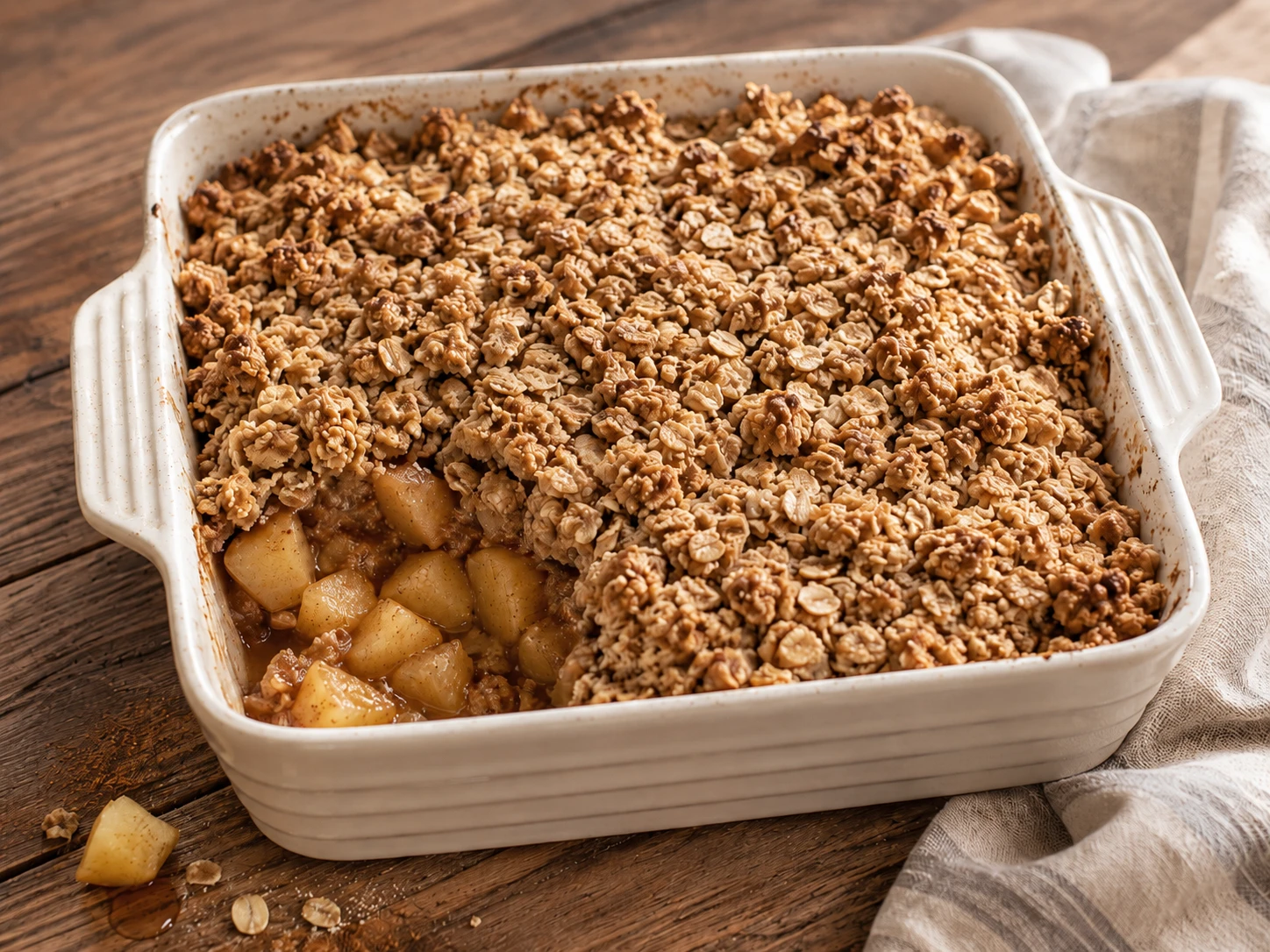 Apple Cinnamon Protein Crumble