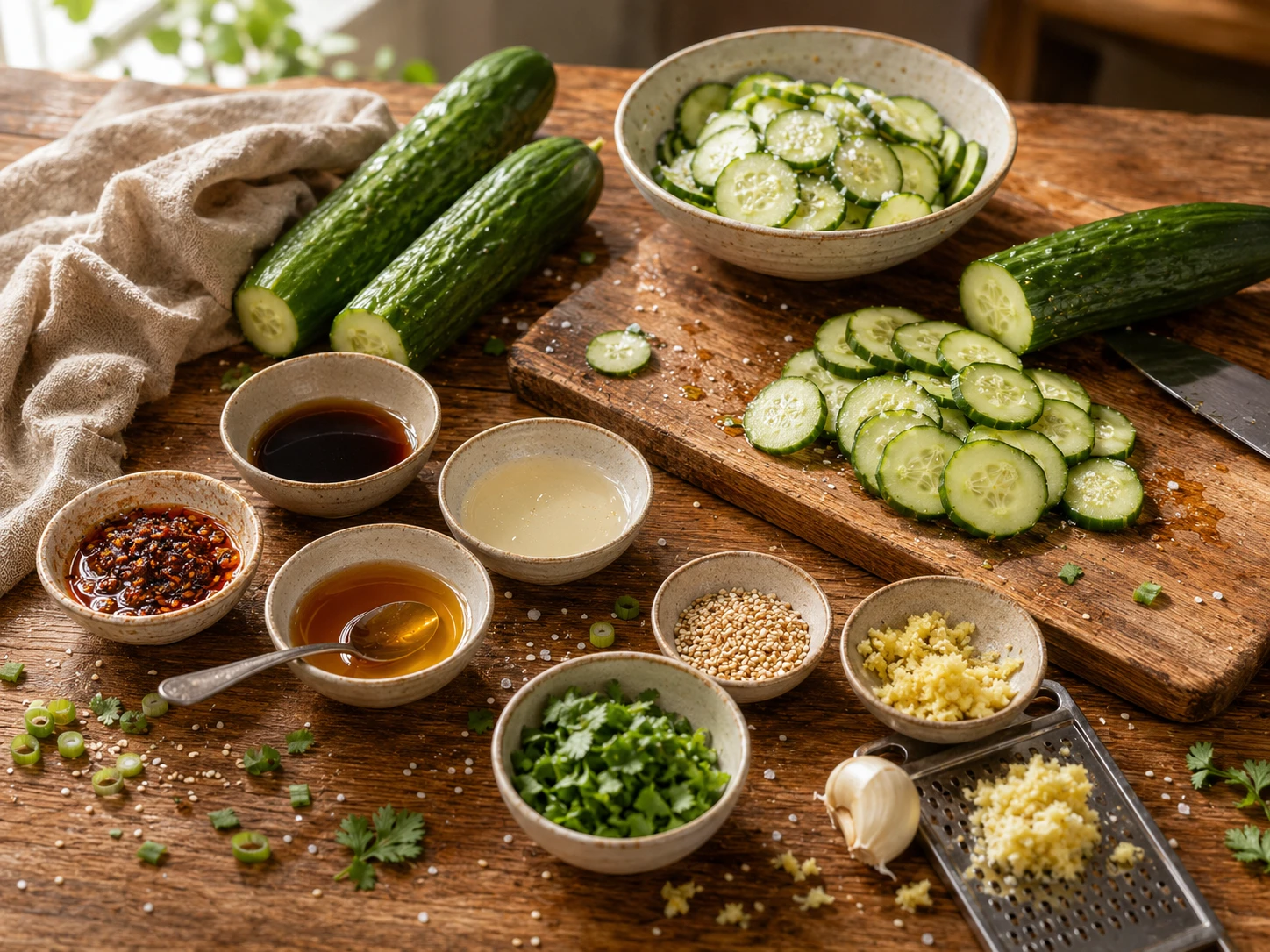Asian Cucumber Sesame Salad extra view