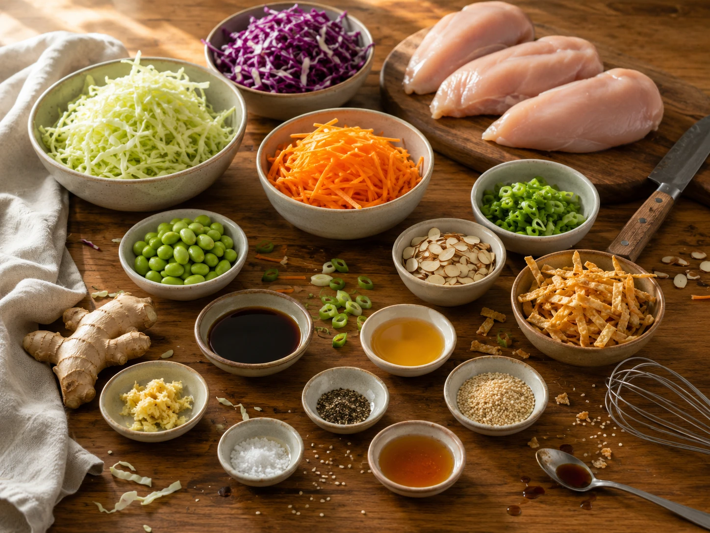 Asian Sesame Chicken Crunch Salad extra view