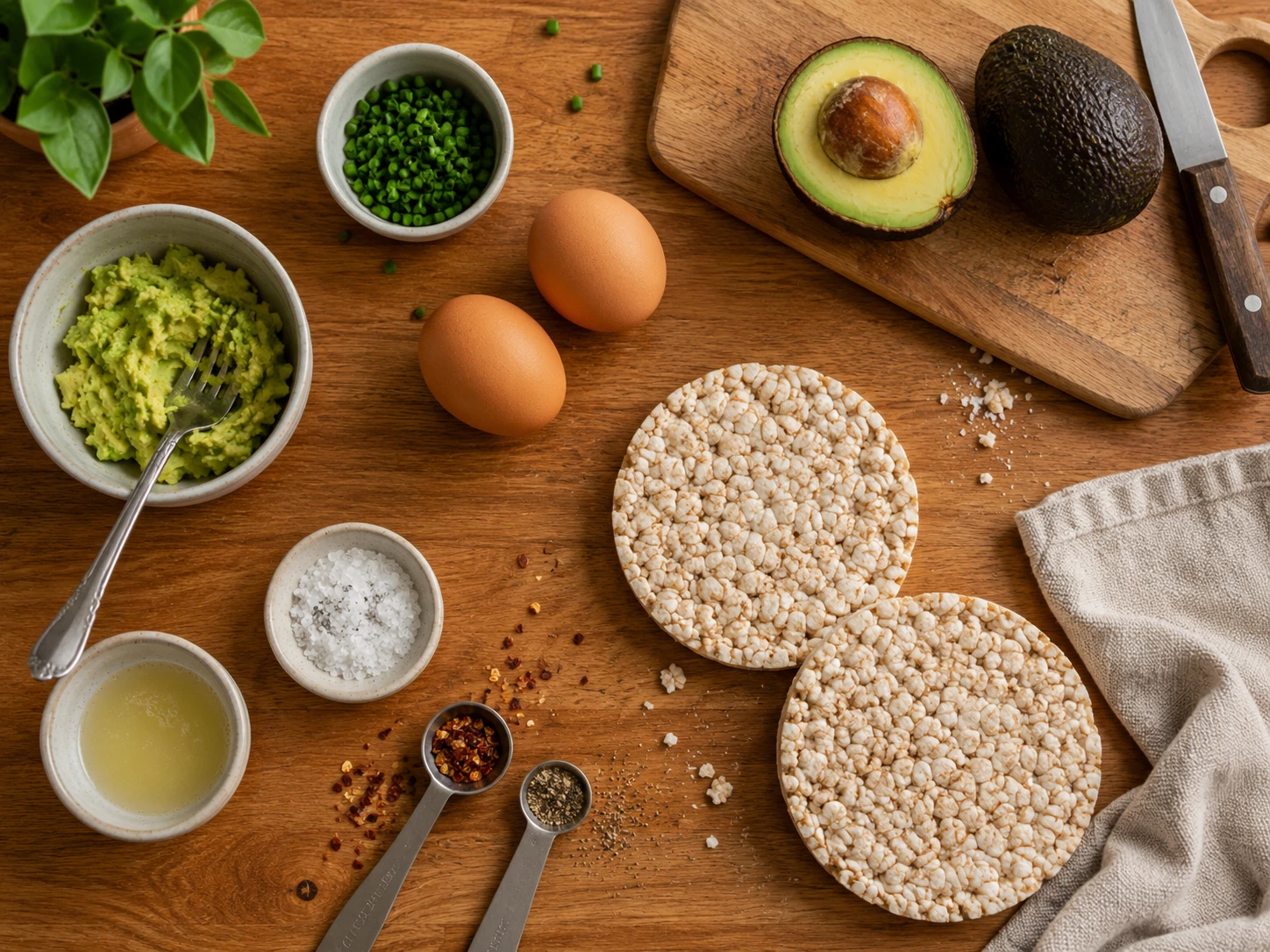 Avocado Egg Rice Cake Toast extra view