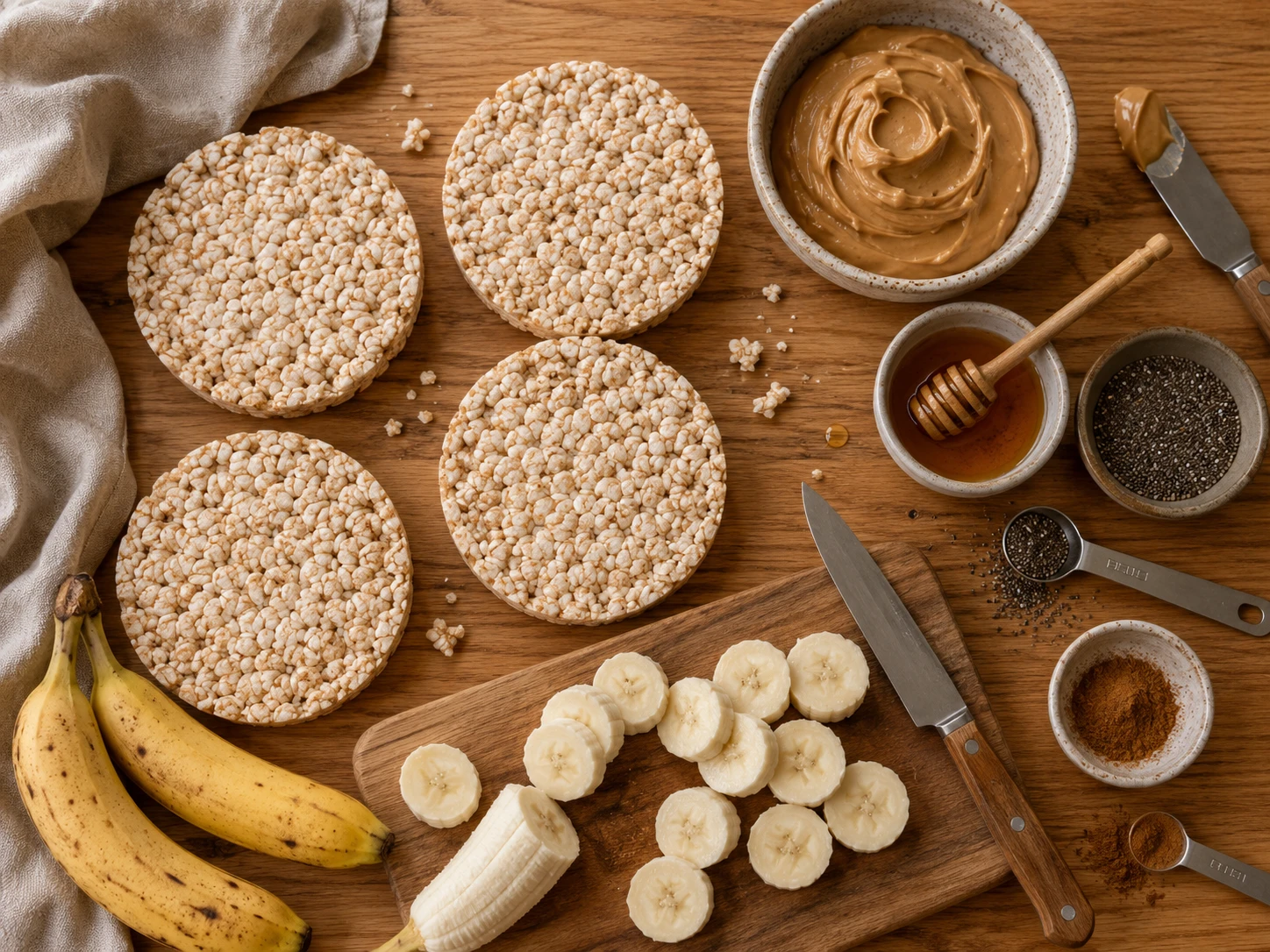 Banana Peanut Butter Rice Cakes extra view