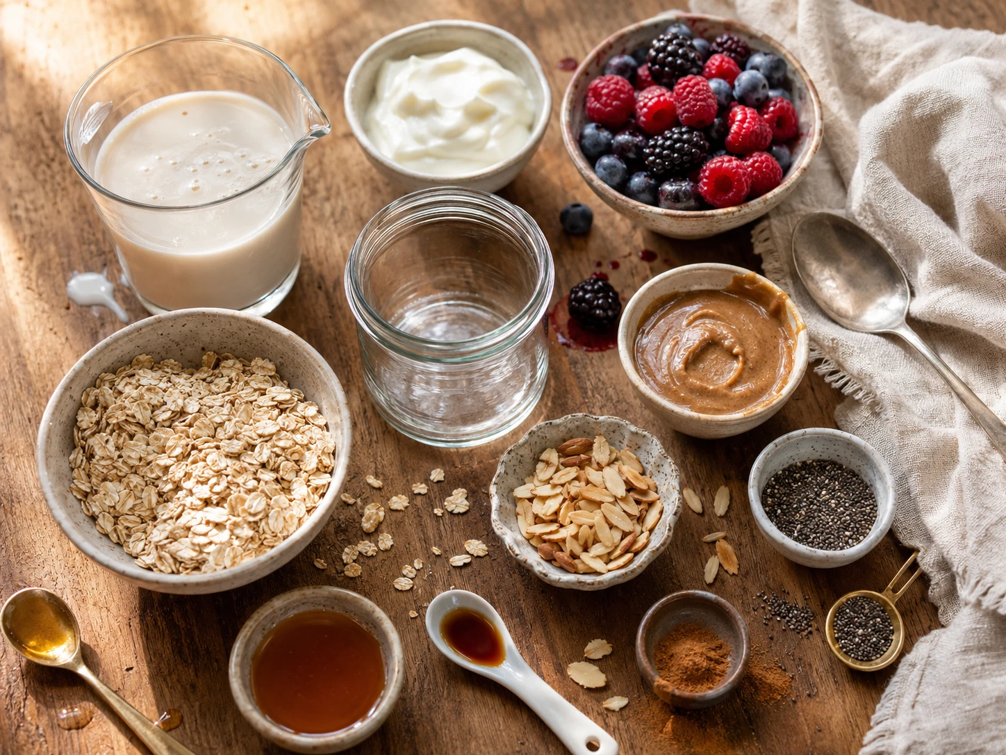 Berry Almond Overnight Oats extra view