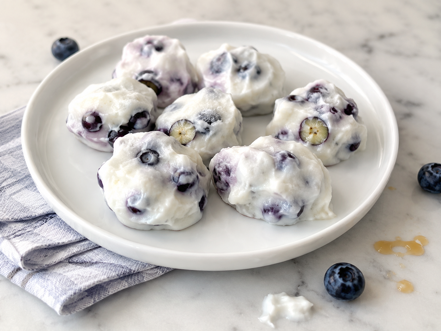 Blueberry Yogurt Frozen Bites