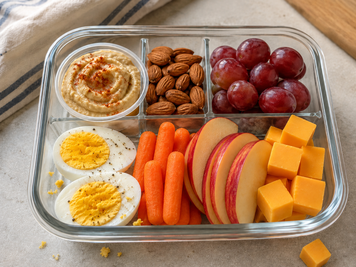 Boiled Egg Protein Snack Box