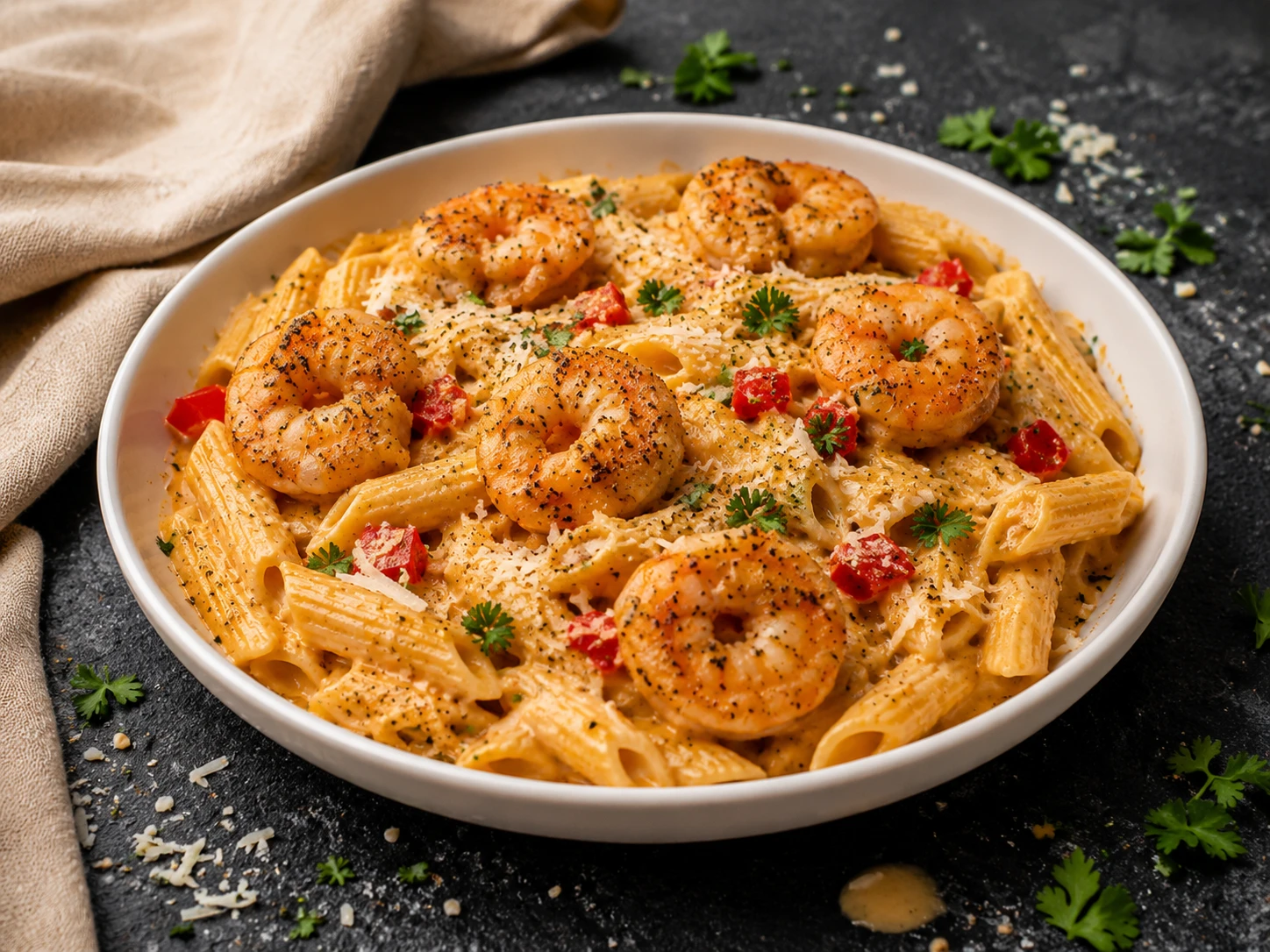 Cajun Shrimp Protein Pasta