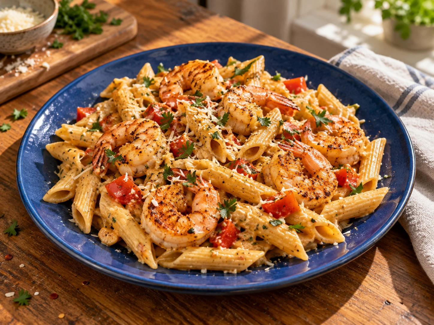 Cajun Shrimp Protein Pasta