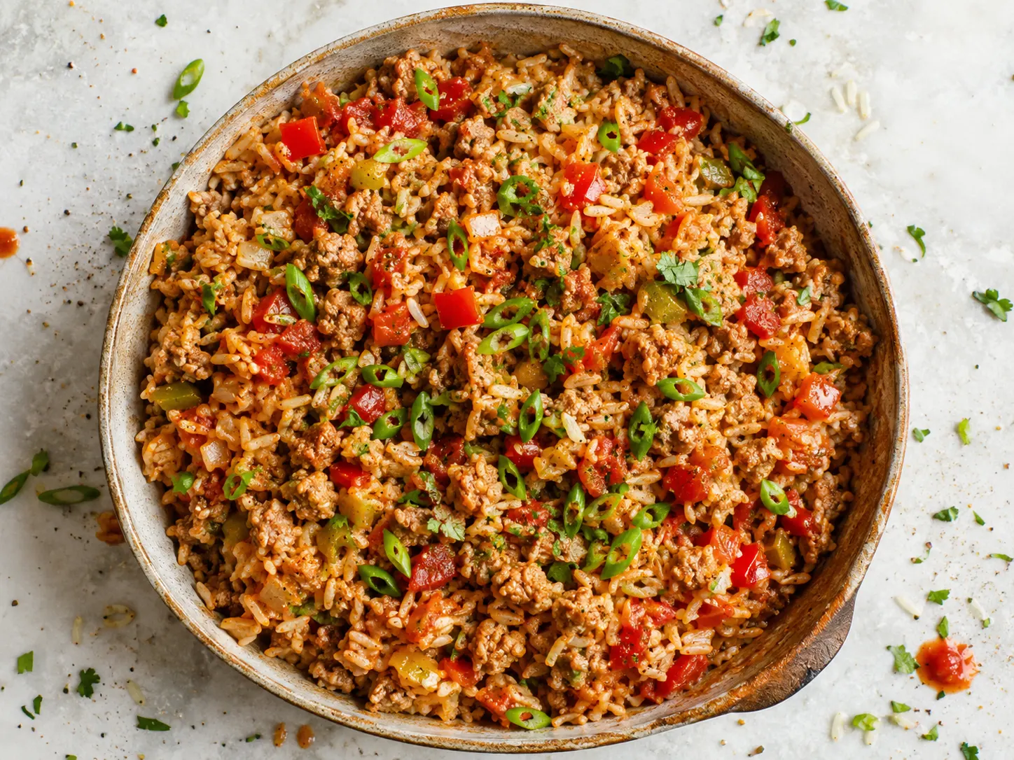 Cajun Turkey Rice Skillet