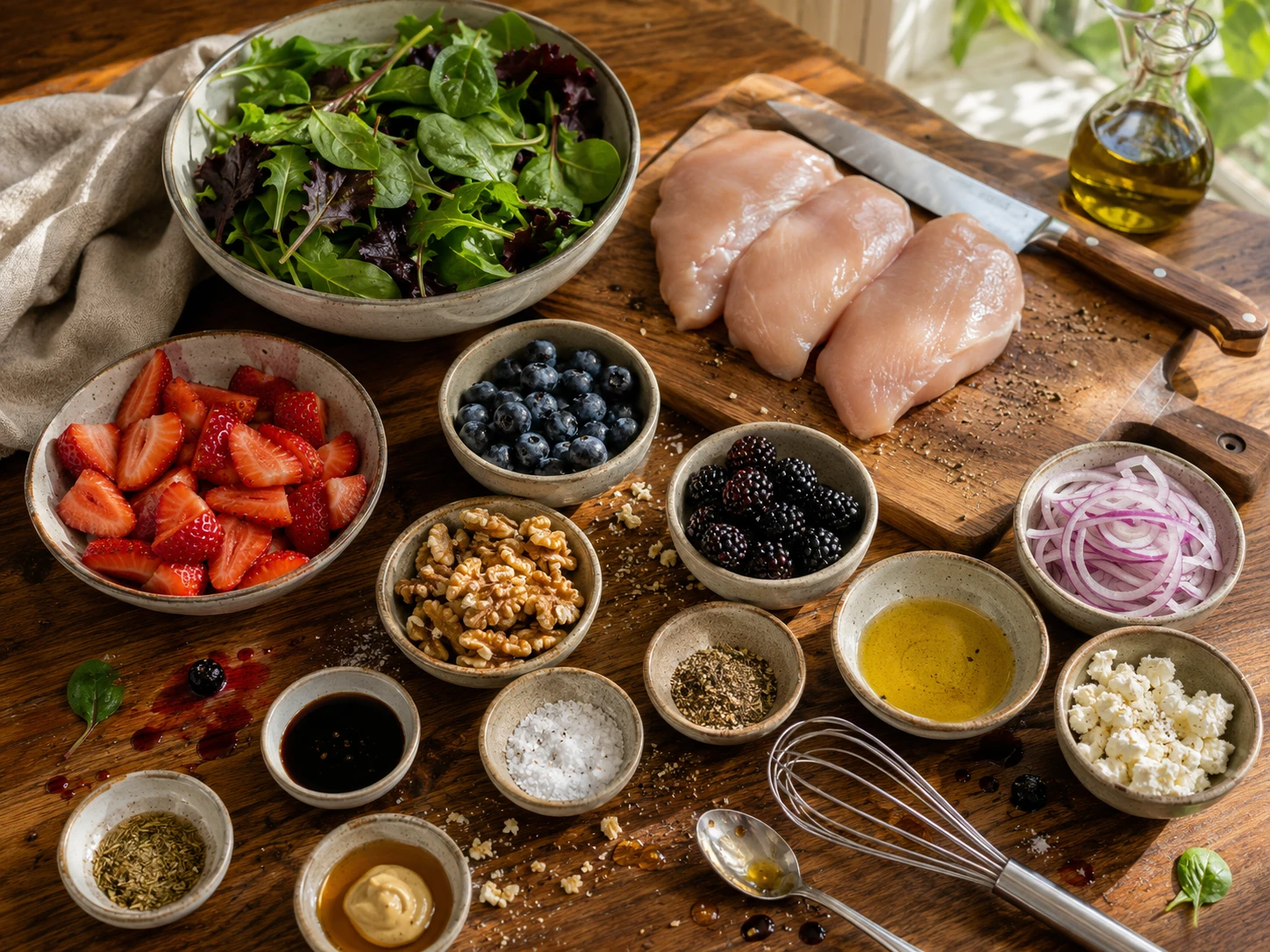 Chicken Berry Walnut Salad extra view