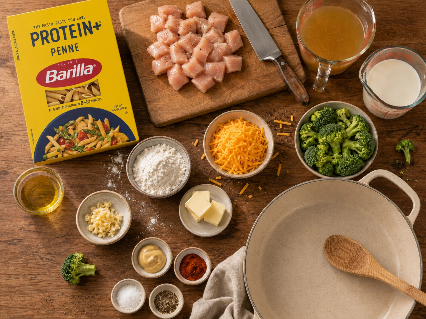 Chicken Broccoli Cheddar Protein Pasta extra view