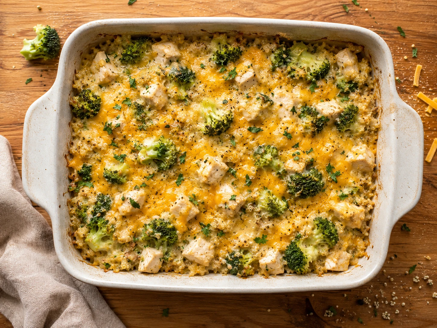 Chicken Broccoli Quinoa Casserole