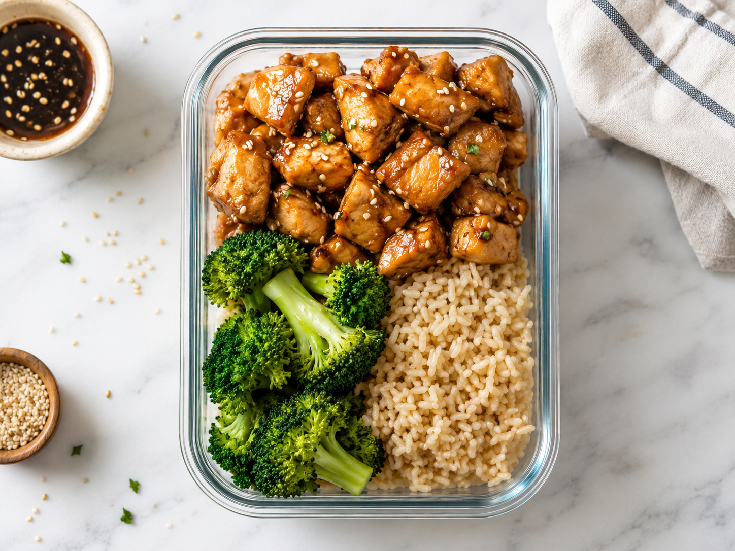 Chicken Broccoli Rice Meal Prep