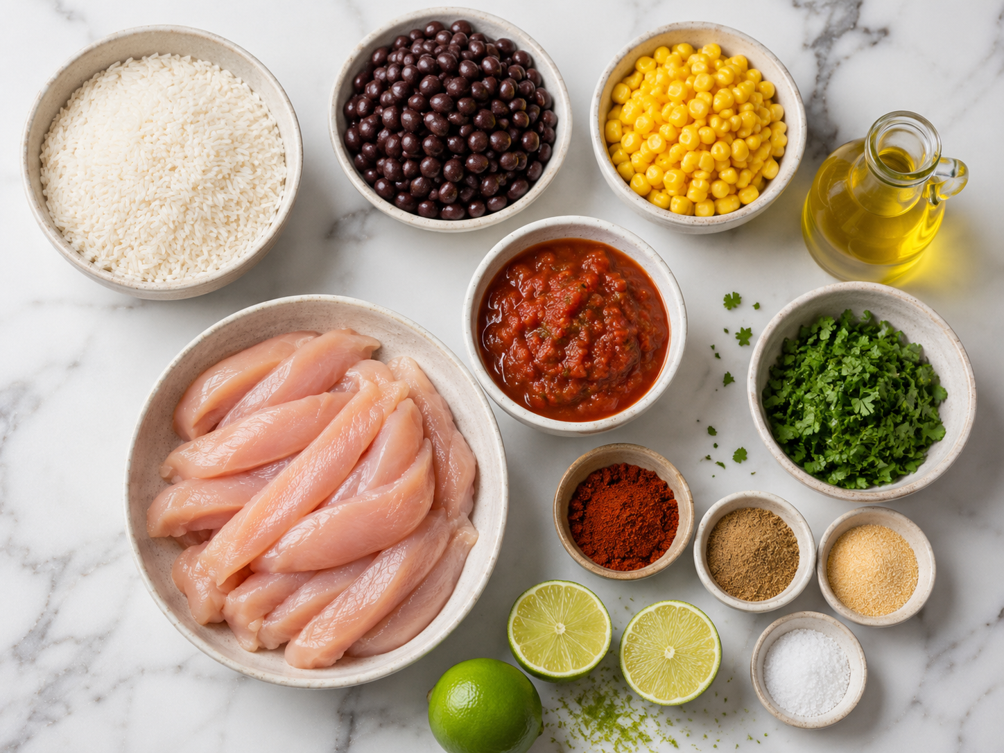 Chicken Burrito Meal Prep Boxes preparation