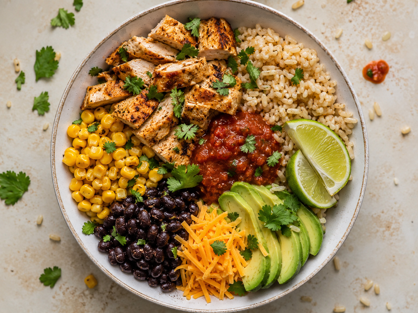 Chicken Burrito Protein Bowl