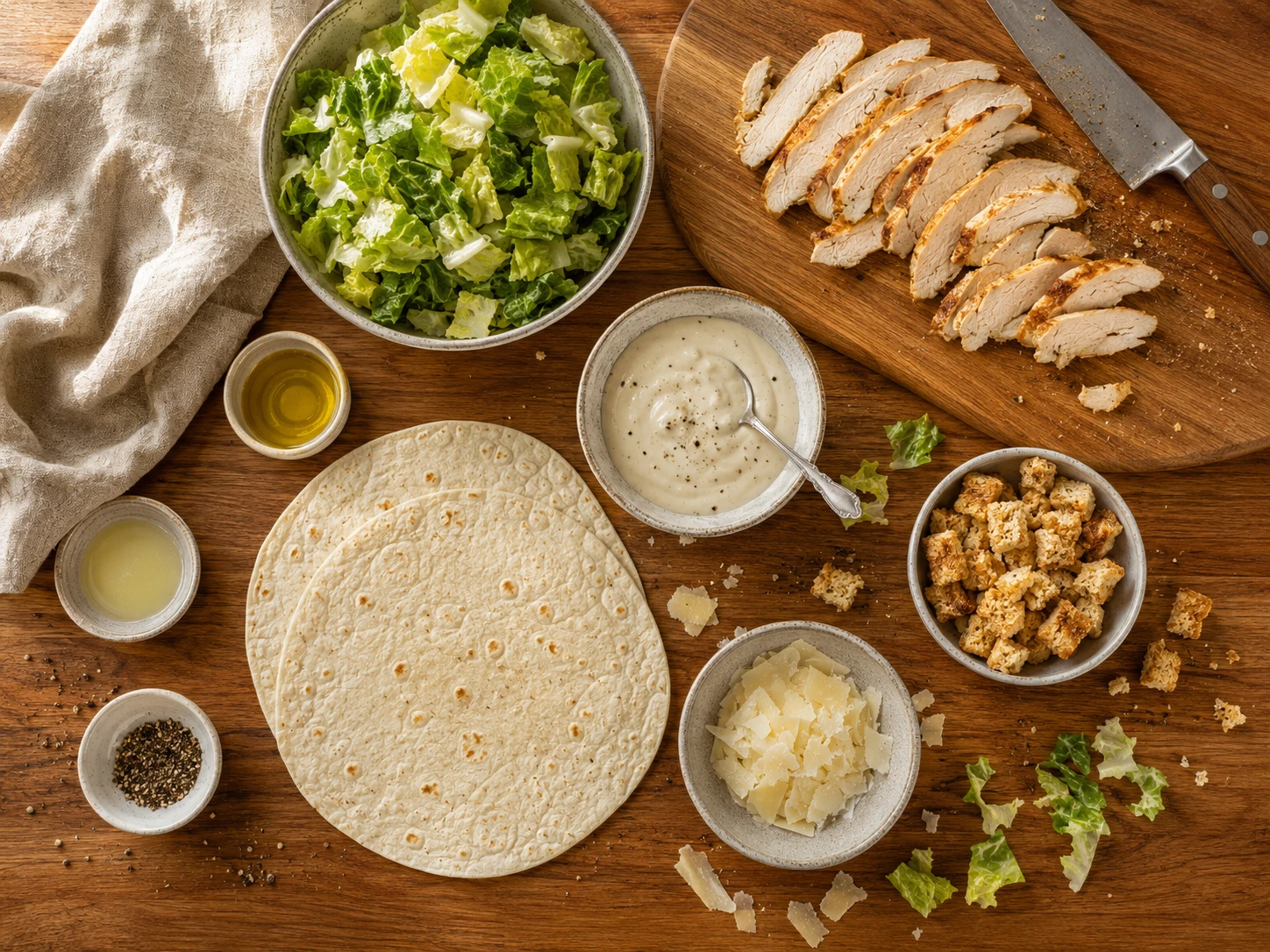 Chicken Caesar Protein Wrap extra view