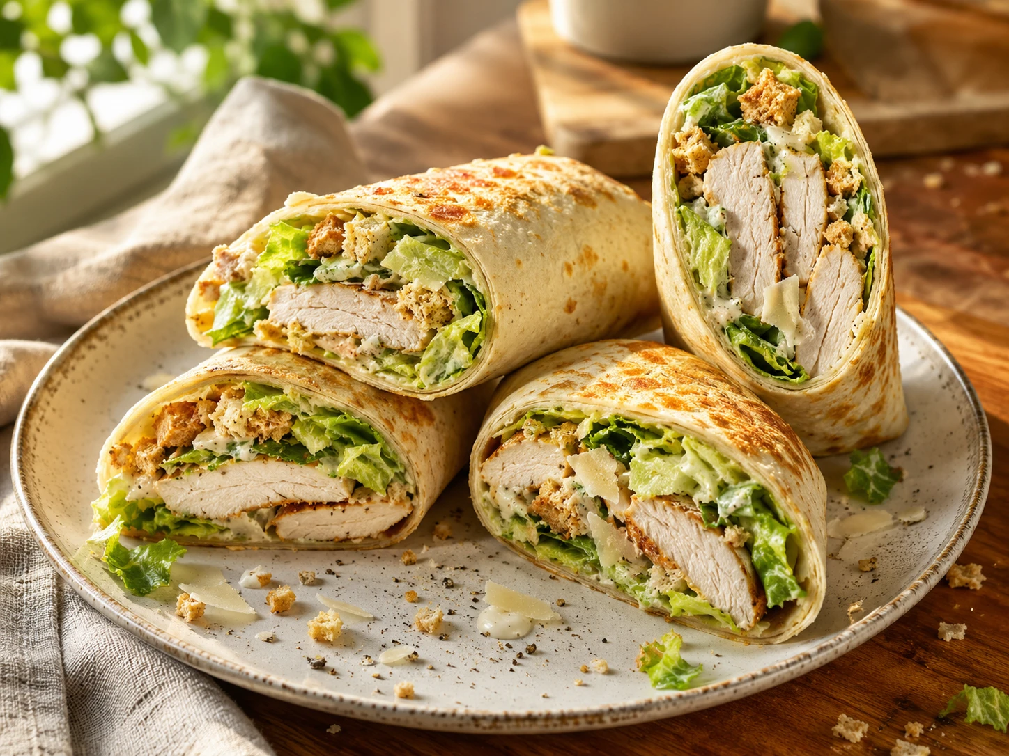Chicken Caesar Protein Wrap