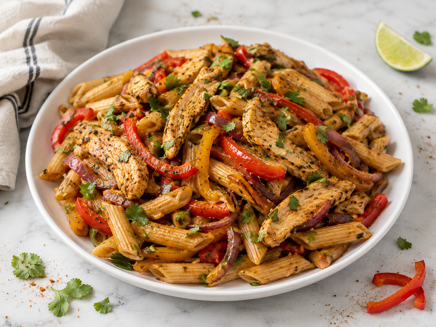 Chicken Fajita Protein Pasta