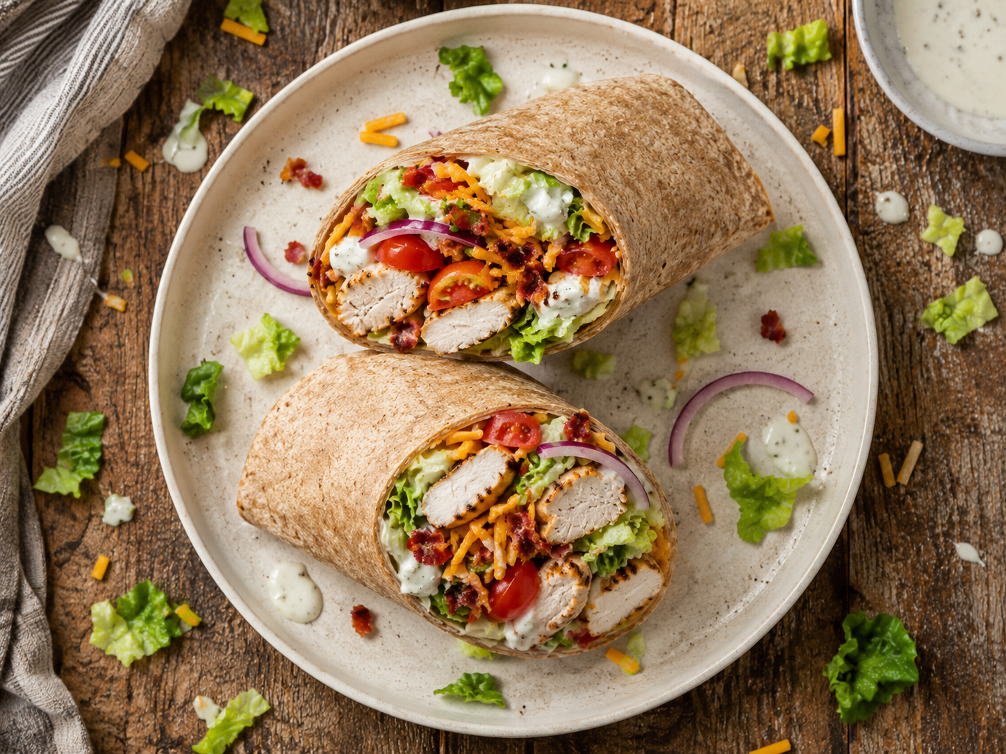 Chicken Ranch Protein Wrap