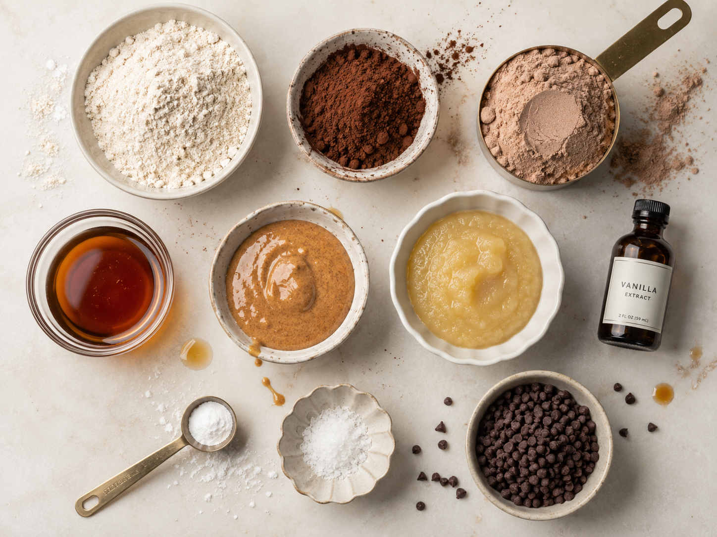 Chocolate Chia Pudding preparation