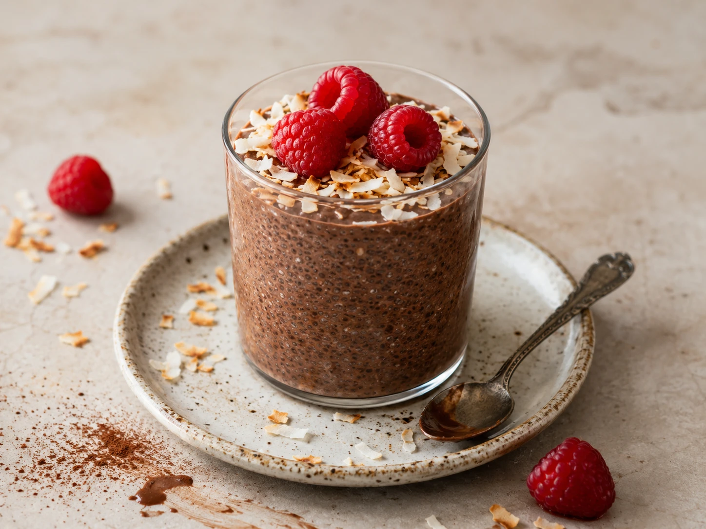 Chocolate Coconut Chia Cups