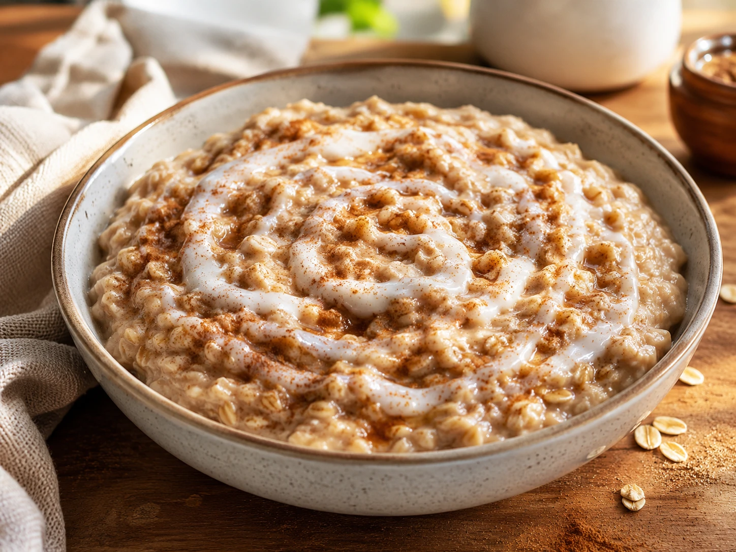 Cinnamon Roll Protein Oatmeal