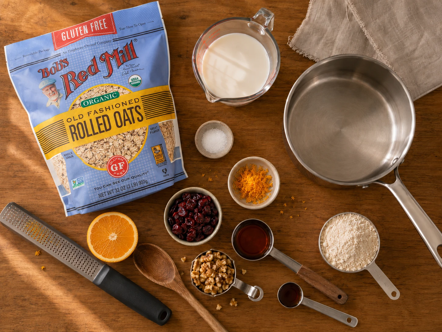 Cranberry Walnut Protein Oatmeal extra view