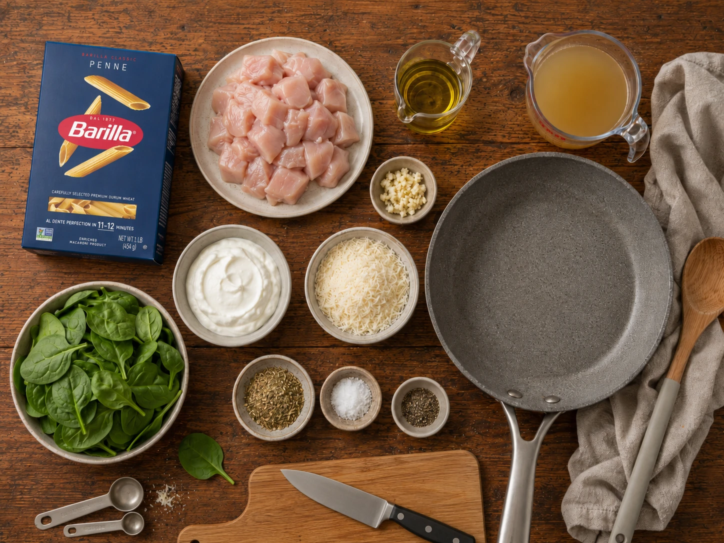 Creamy Greek Yogurt Chicken Pasta extra view