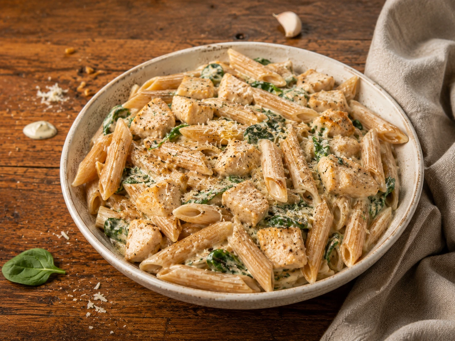 Creamy Greek Yogurt Chicken Pasta