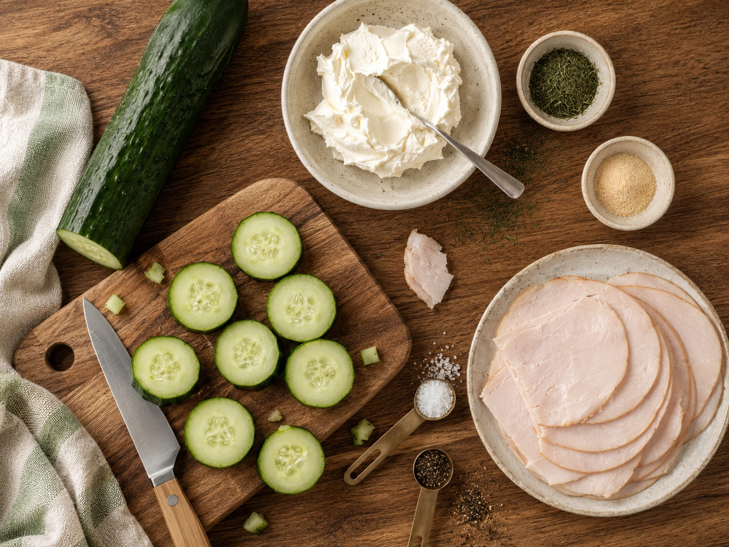 Cucumber Cream Cheese Turkey Bites extra view