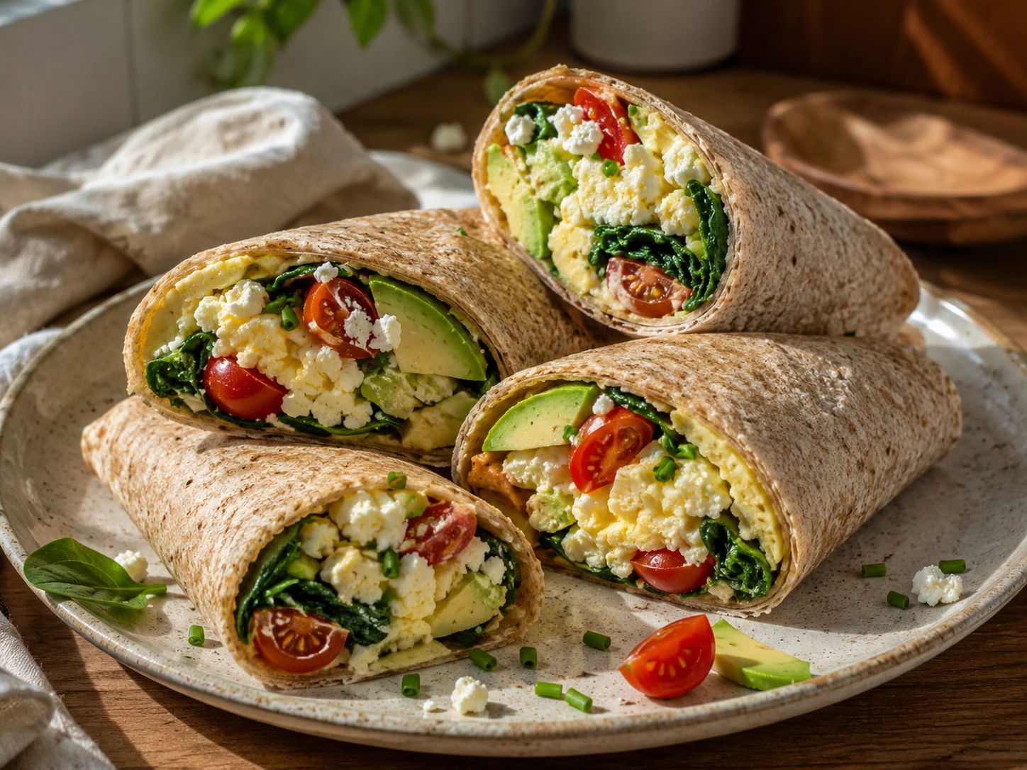Egg White Breakfast Wrap