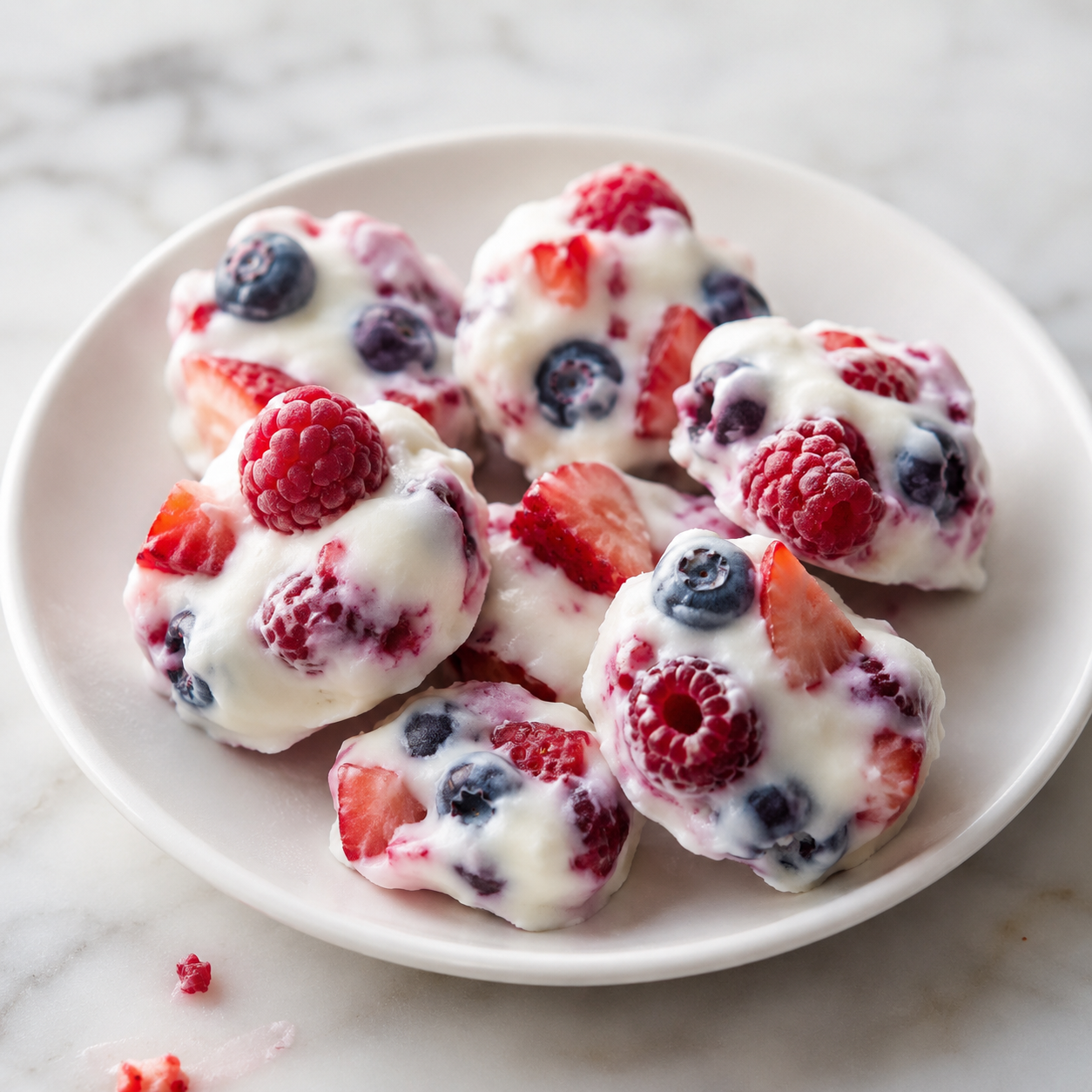 Frozen Yogurt Berry Bites