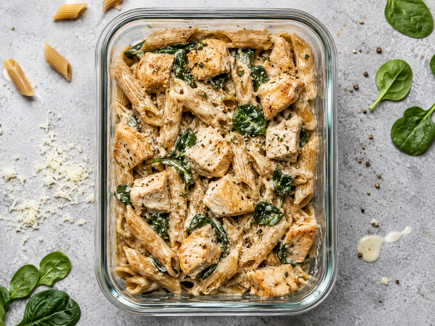 Garlic Parmesan Chicken Pasta Boxes
