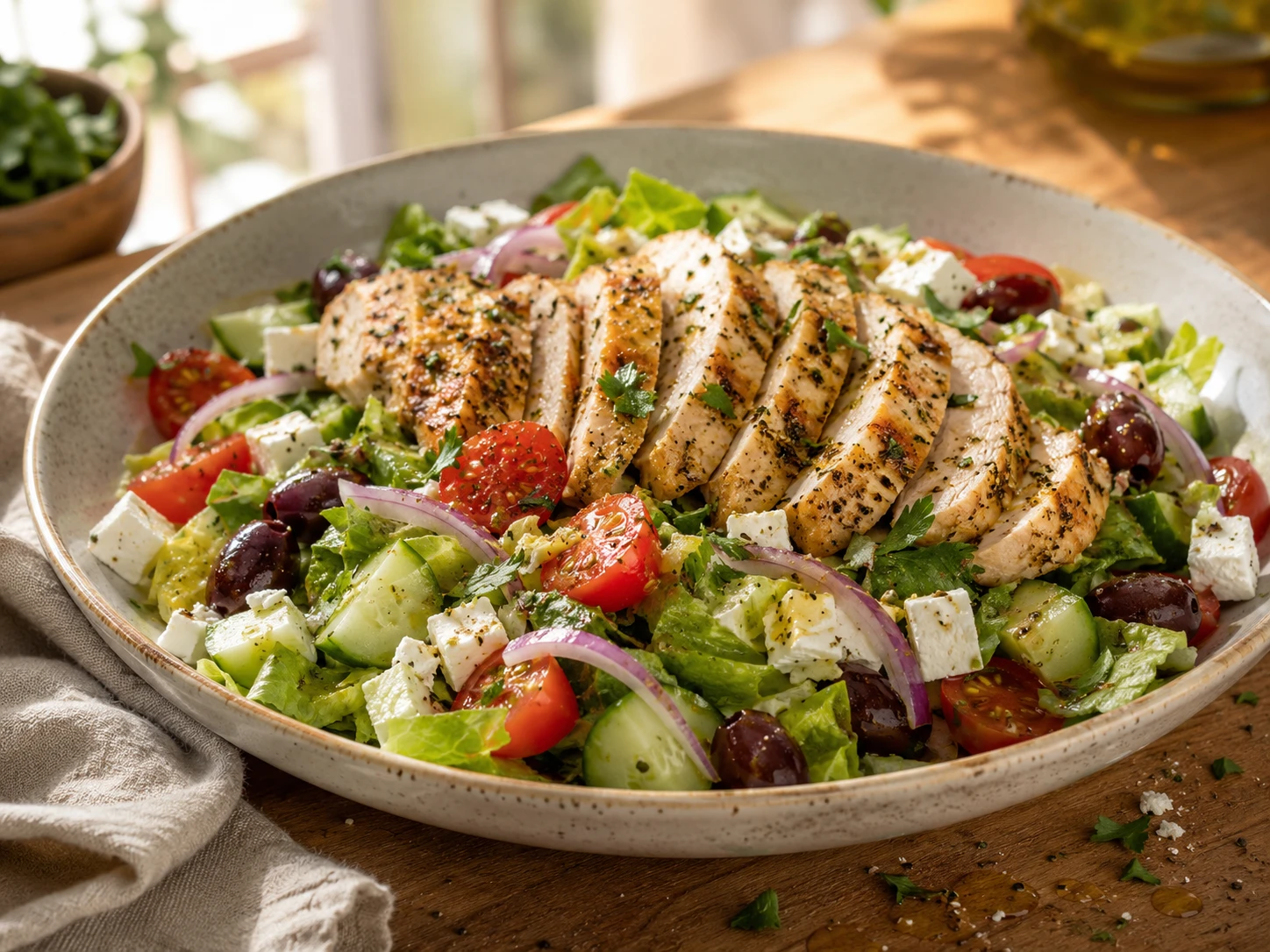 Greek Chicken Power Salad