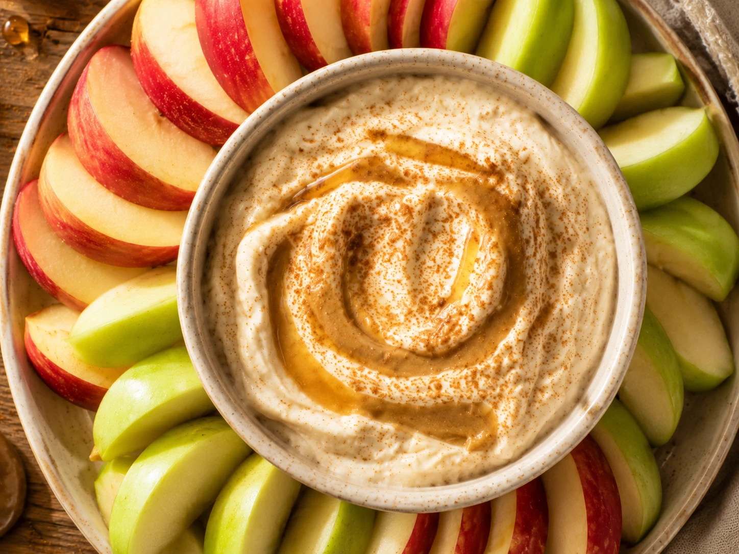 Greek Yogurt Apple Dip preparation