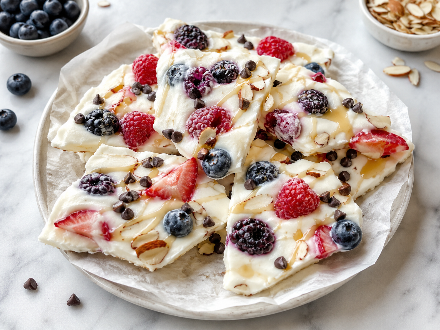 Greek Yogurt Berry Bark