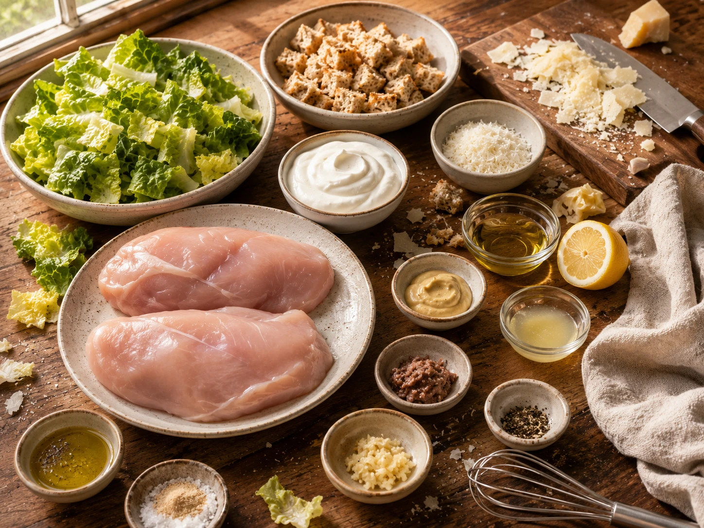 Greek Yogurt Chicken Caesar Salad extra view