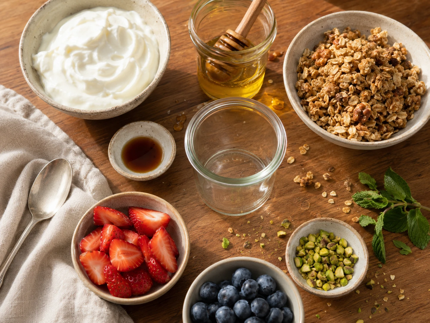 Greek Yogurt Honey Parfait extra view