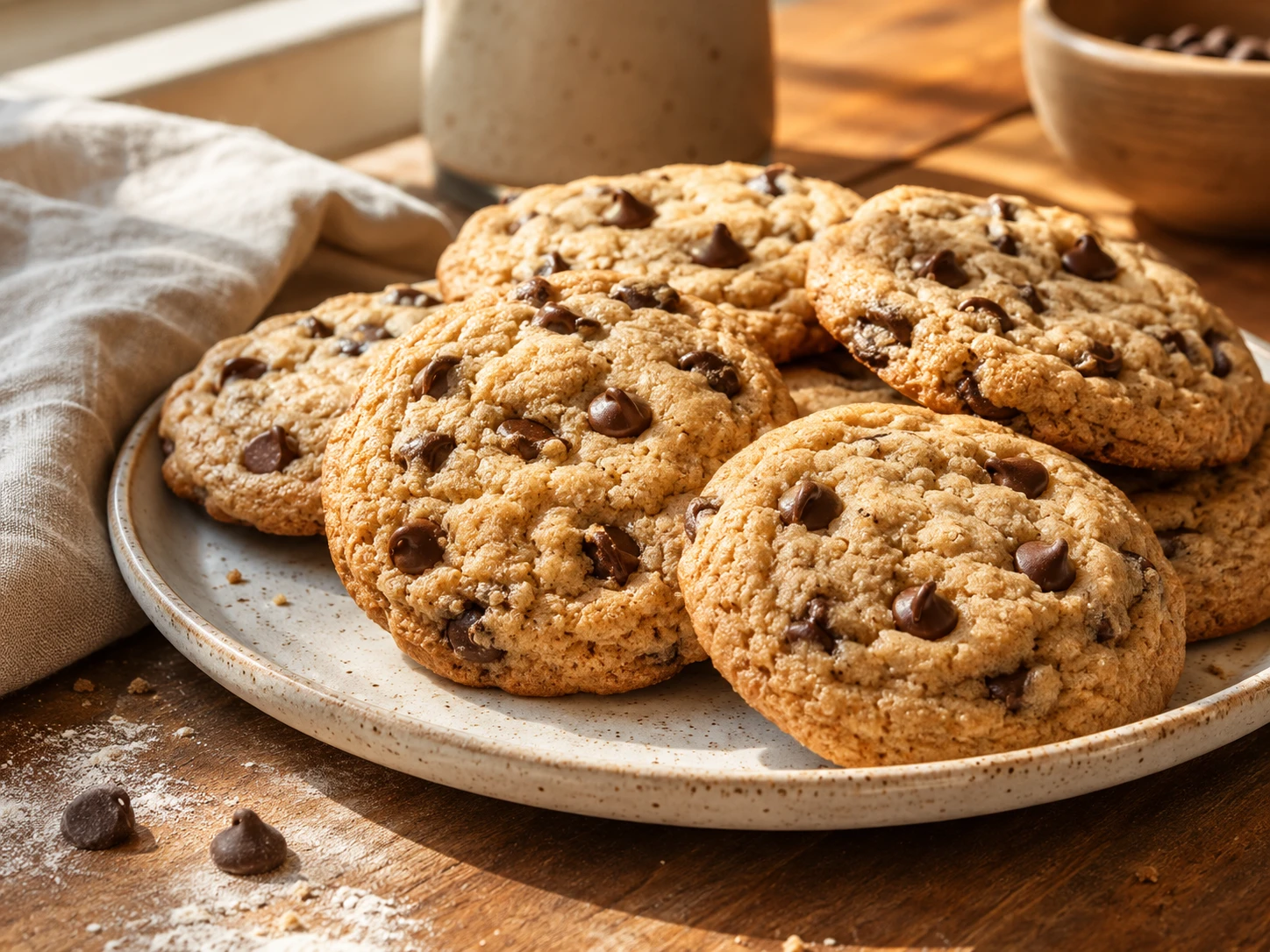 Healthy Chocolate Chip Cookies