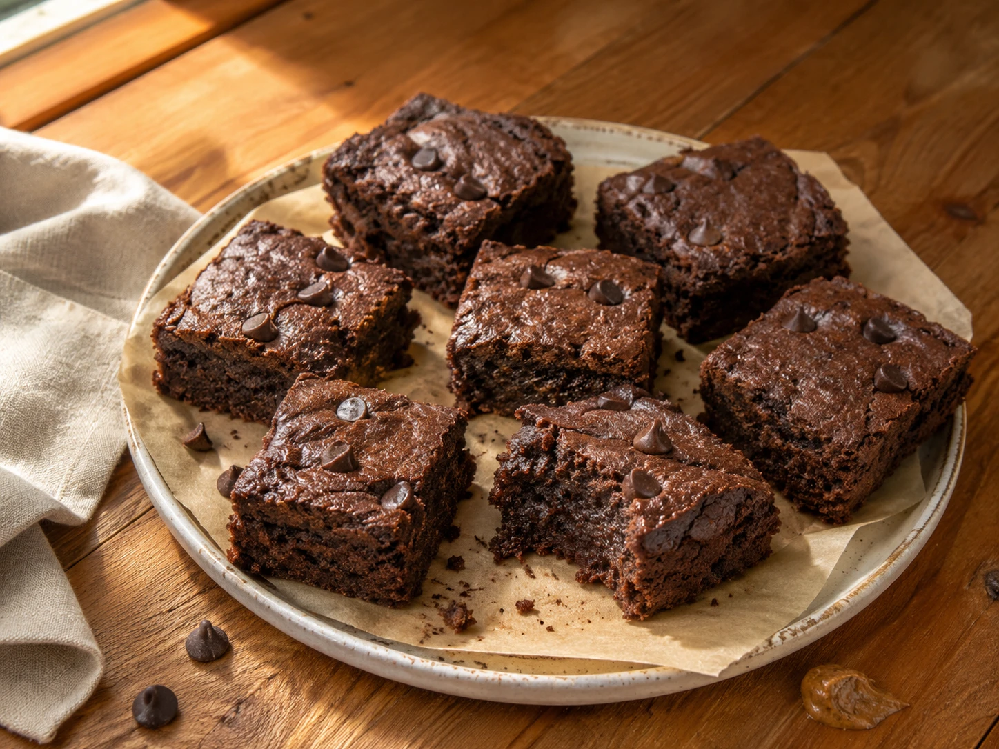 Healthy Sweet Potato Brownies