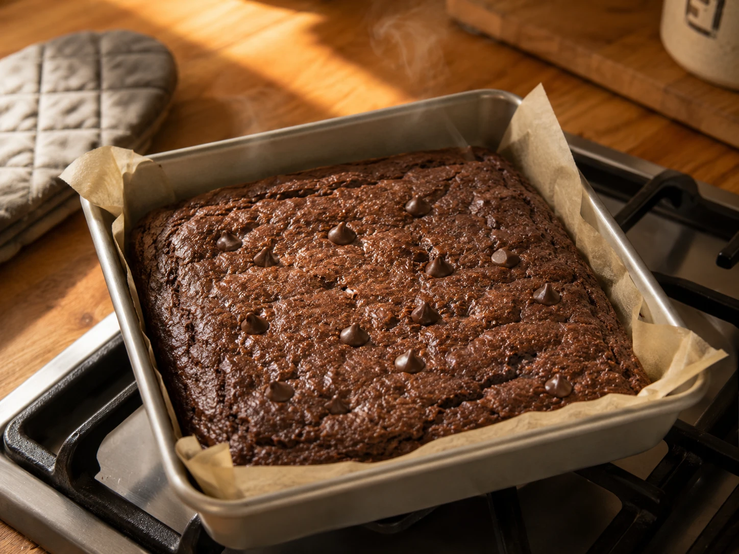 Healthy Sweet Potato Brownies preparation