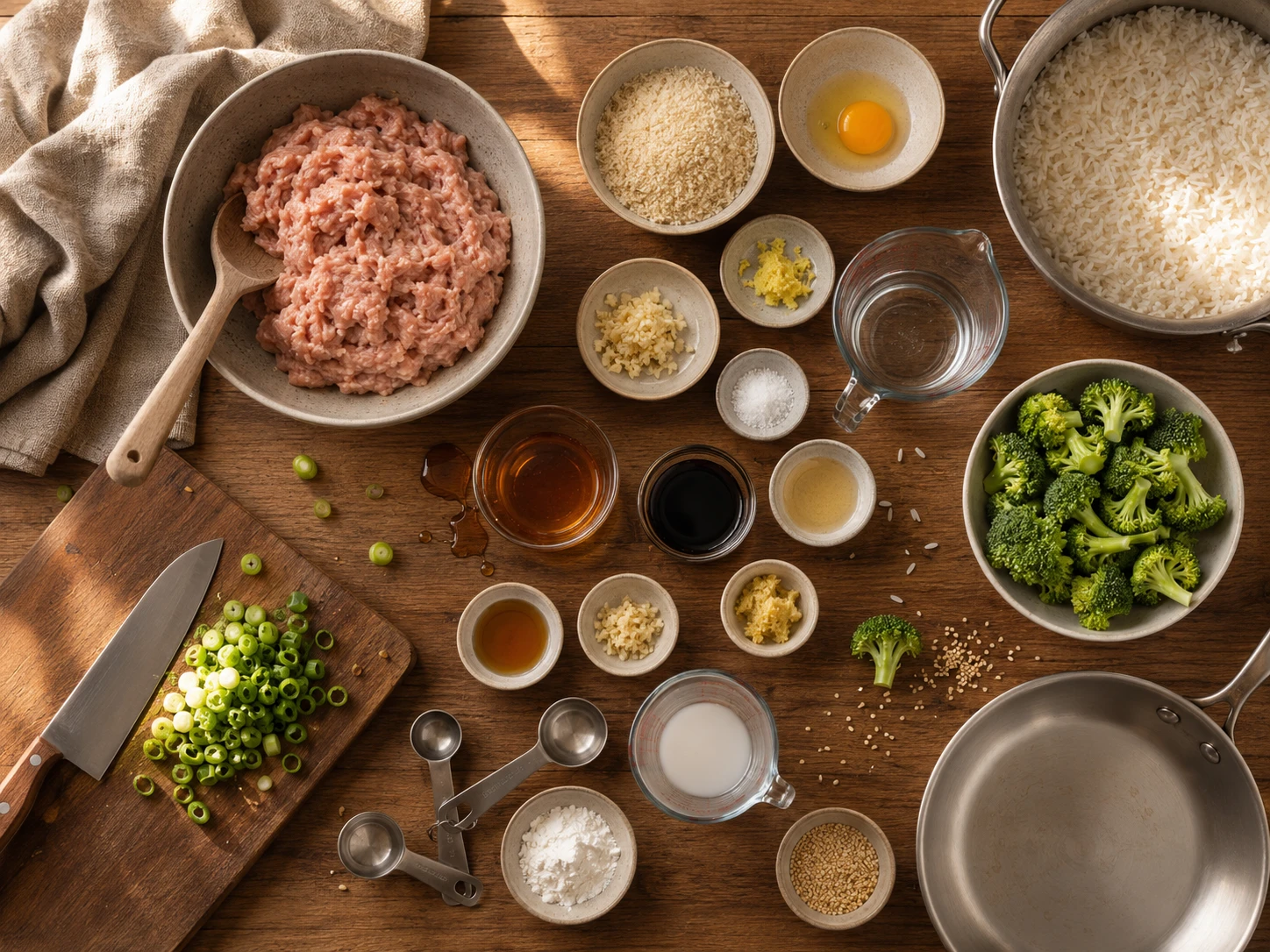 Sticky Honey Garlic Turkey Meatball Dinner Bowls extra view