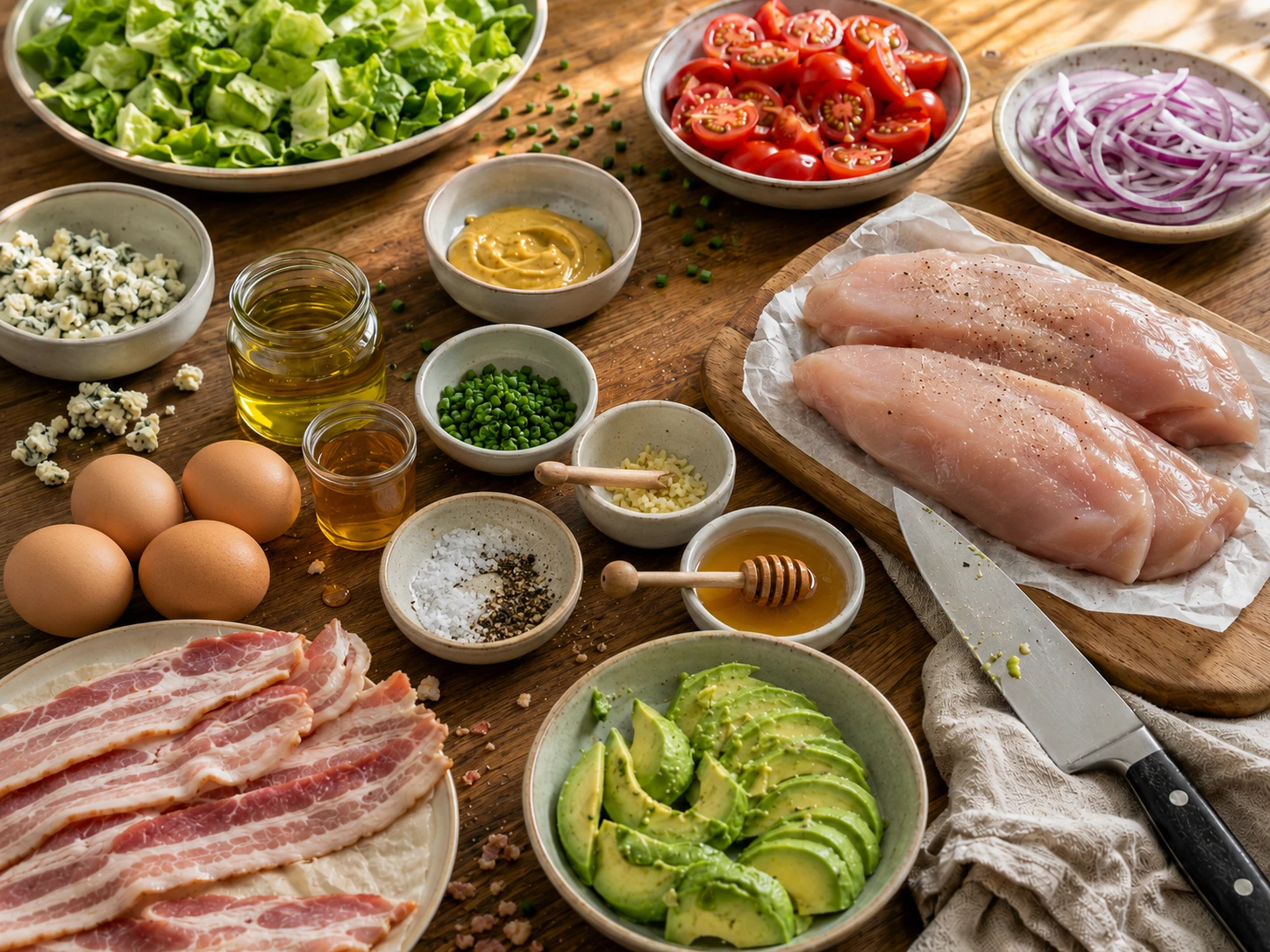 Honey Mustard Grilled Chicken Cobb Salad extra view