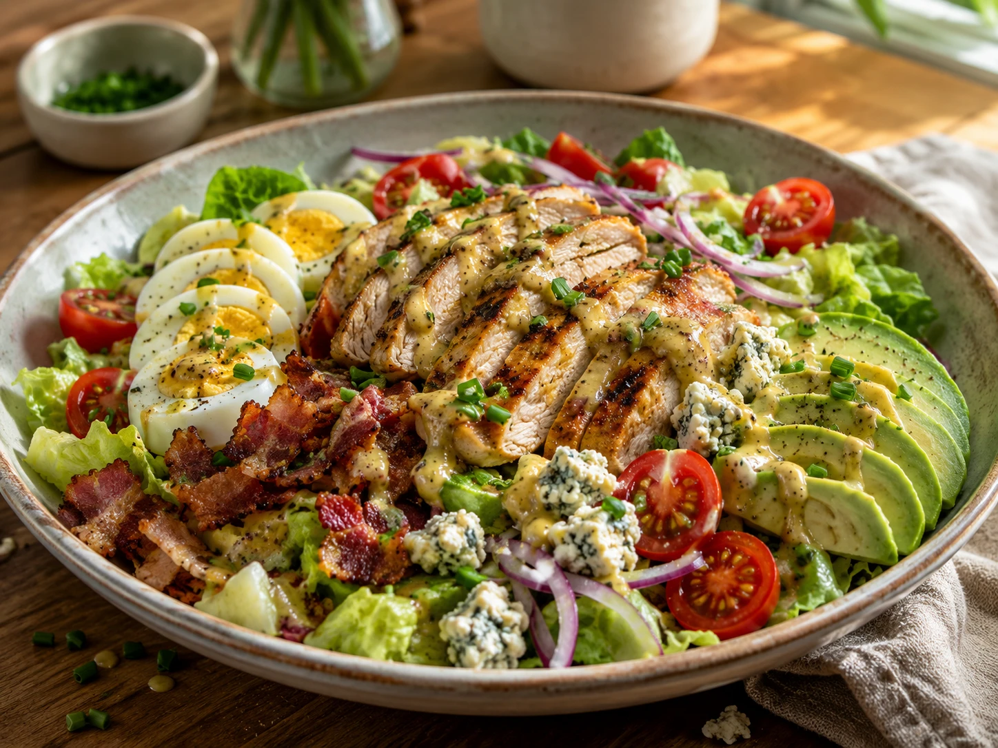Honey Mustard Grilled Chicken Cobb Salad