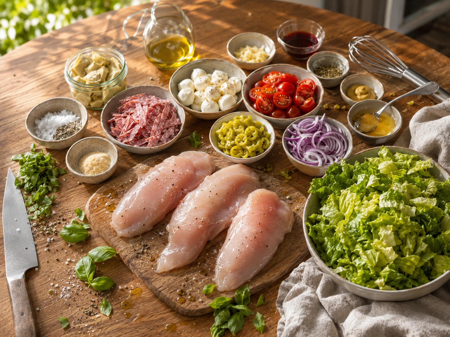 Italian Antipasto Chicken Salad extra view