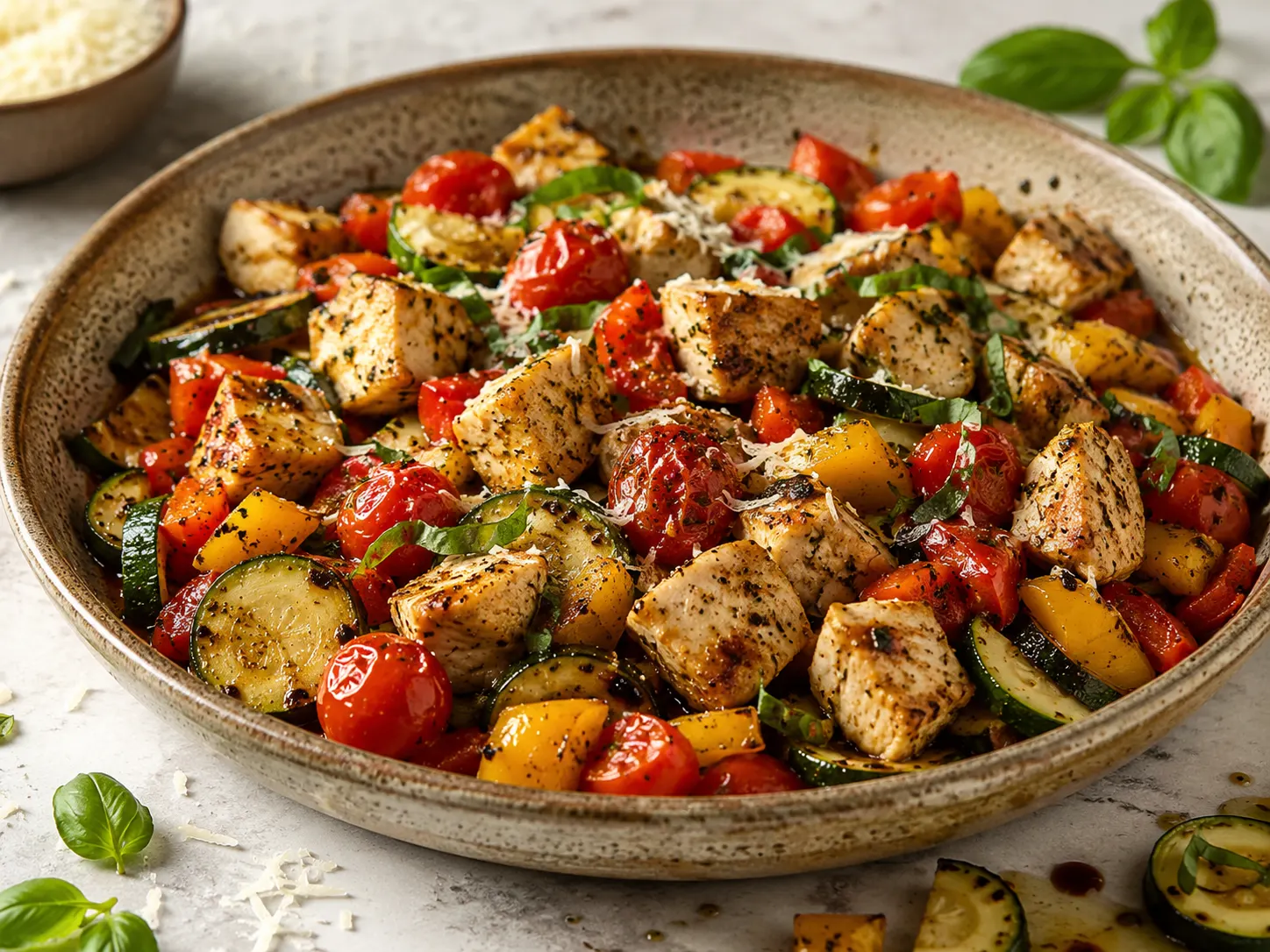 Italian Chicken Vegetable Skillet