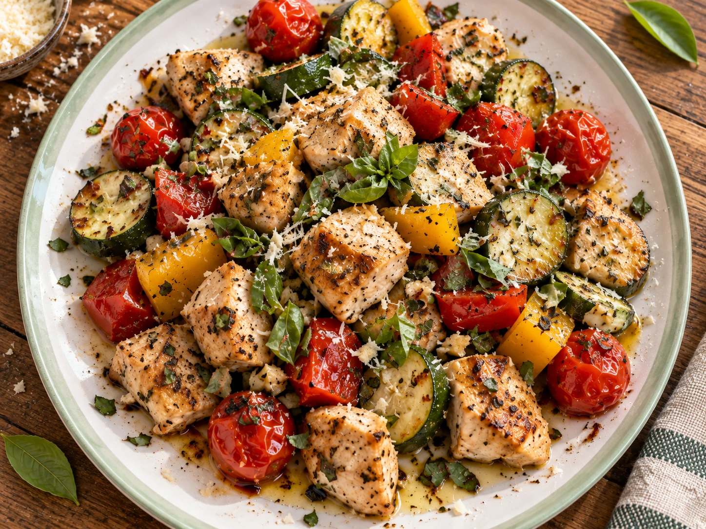 Italian Chicken Vegetable Skillet